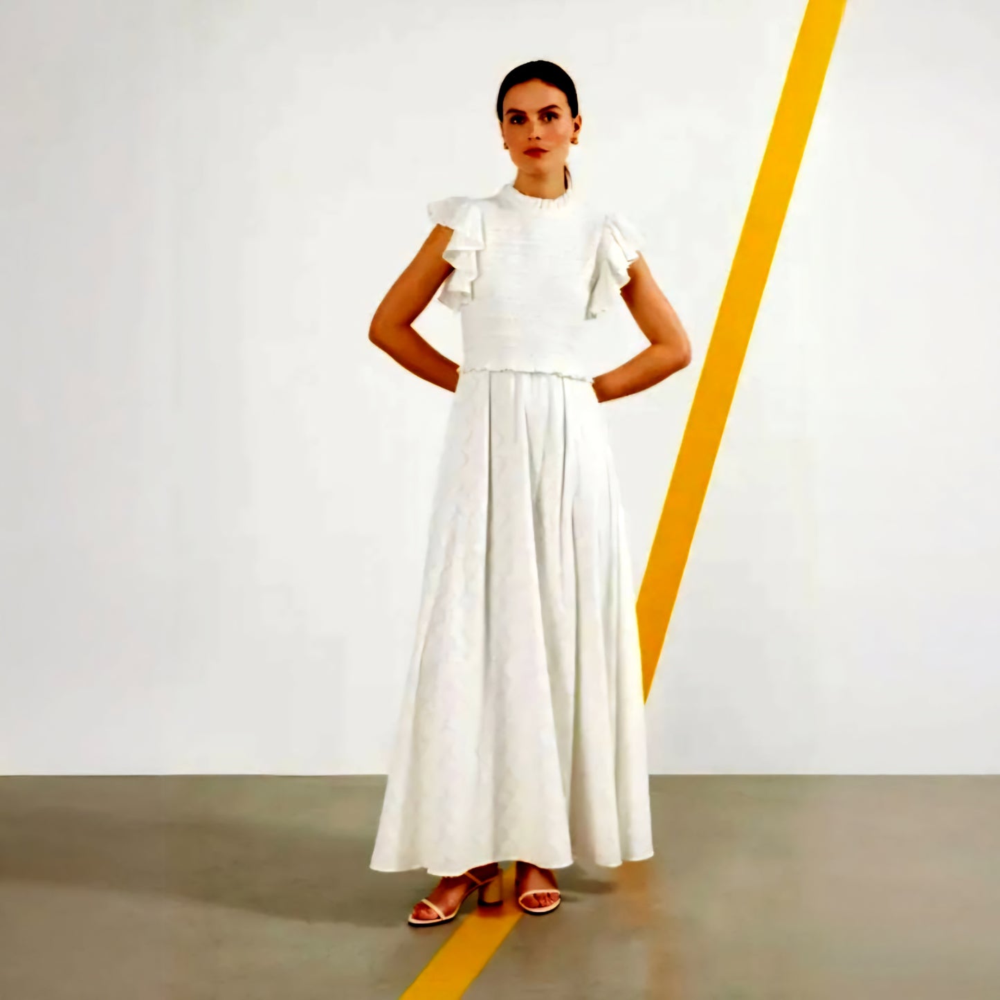 Maria de la Orden dress white