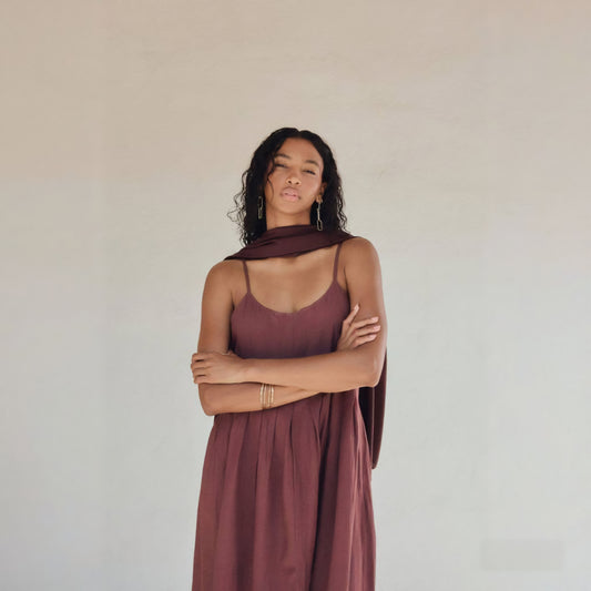 Mus Bombon Soleil (Surplus) Linen Maxi Dress