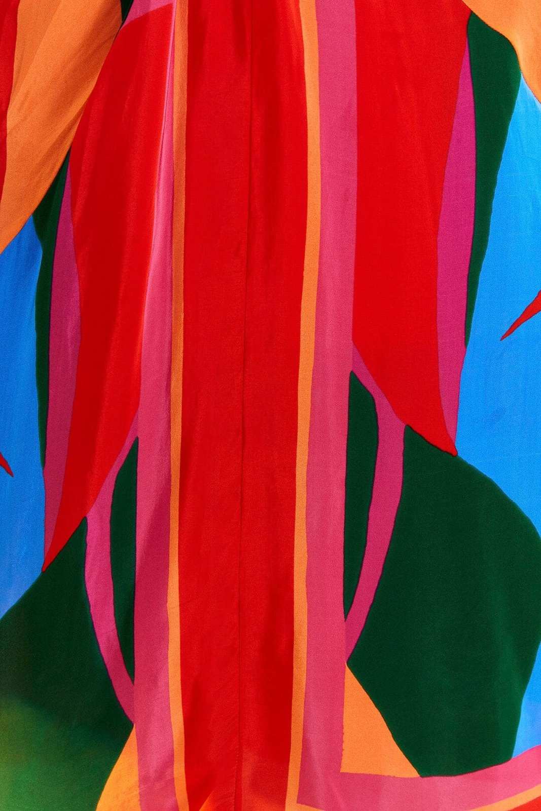 Farm Rio Colorful Leaves Midi Dress