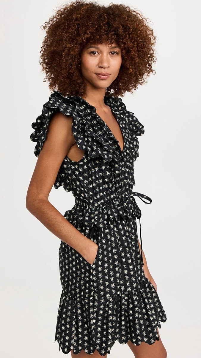 Sea New York (Surplus)Pascala Floral-print Mini Dress in Cotton