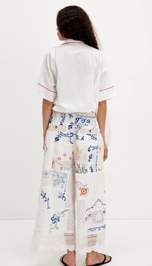FREE PE⚪️PLE Wallflower Pull-On Pants white